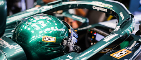 Lance gets ready to experience the new track layout for the first time