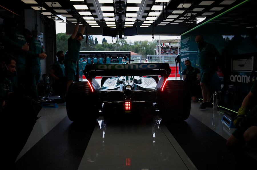 The team gets ready to begin the Emilia Romagna Grand Prix weekend in Imola