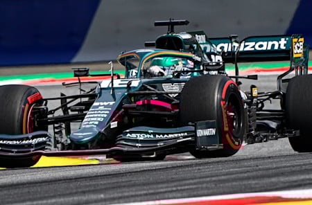 Lance battled for the points throughout the race