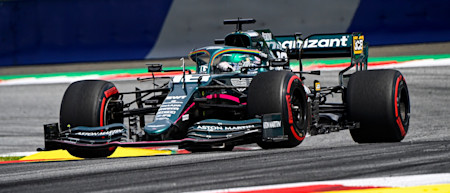 Lance battled for the points throughout the race