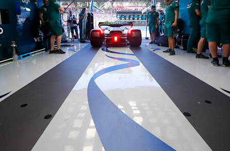 Sebastian completed 26 laps on Friday in a useful day of running for the team.