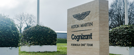 Aston Martin Cognizant Formula One™ Team sign