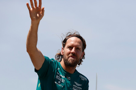 Sebastian received a very warm welcome from the Brazilian fans on race day.