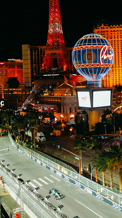 Las Vegas track insights header portrait