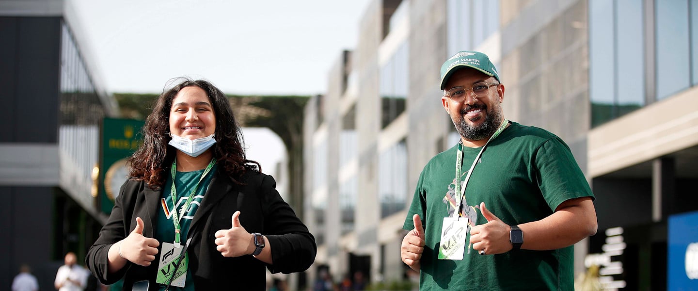 Laila in the paddock