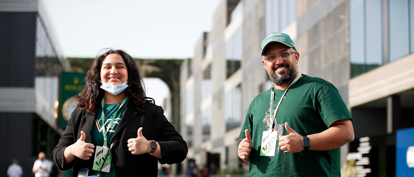 Laila in the paddock