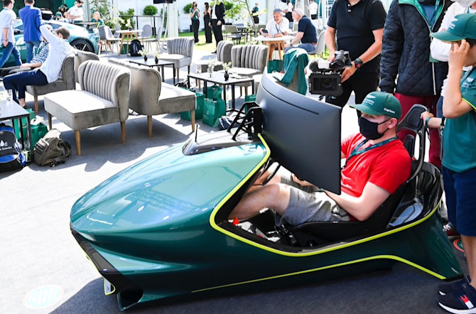 Guests enjoy the AMR-C01 simulator