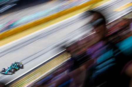 Putting on a show: The Spanish Grand Prix provided an exciting race for fans