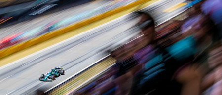 Putting on a show: The Spanish Grand Prix provided an exciting race for fans