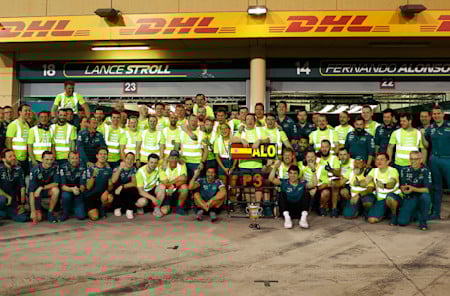 The bigger picture. Just some of the 700 people who make up the team.