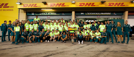 The bigger picture. Just some of the 700 people who make up the team.