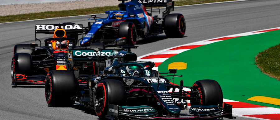 Lance defends resolutely in the Spanish Grand Prix