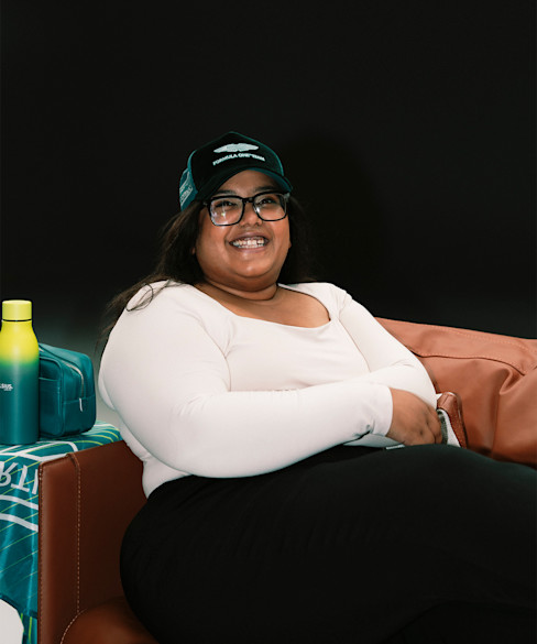Thadia fan portrait