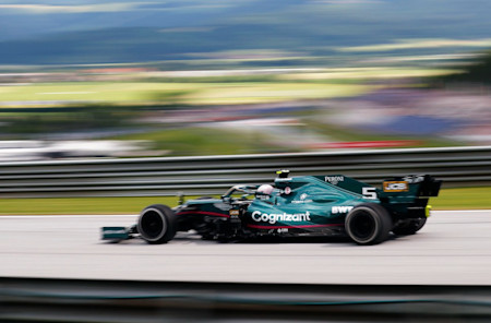 Sebastian during practice for the Styrian Grand Prix