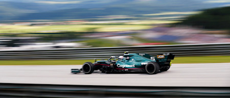 Sebastian during practice for the Styrian Grand Prix