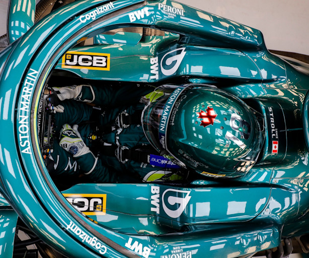 Watch the AMR21 on track
