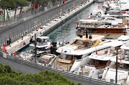 Into Tabac and past the Monte Carlo harbour