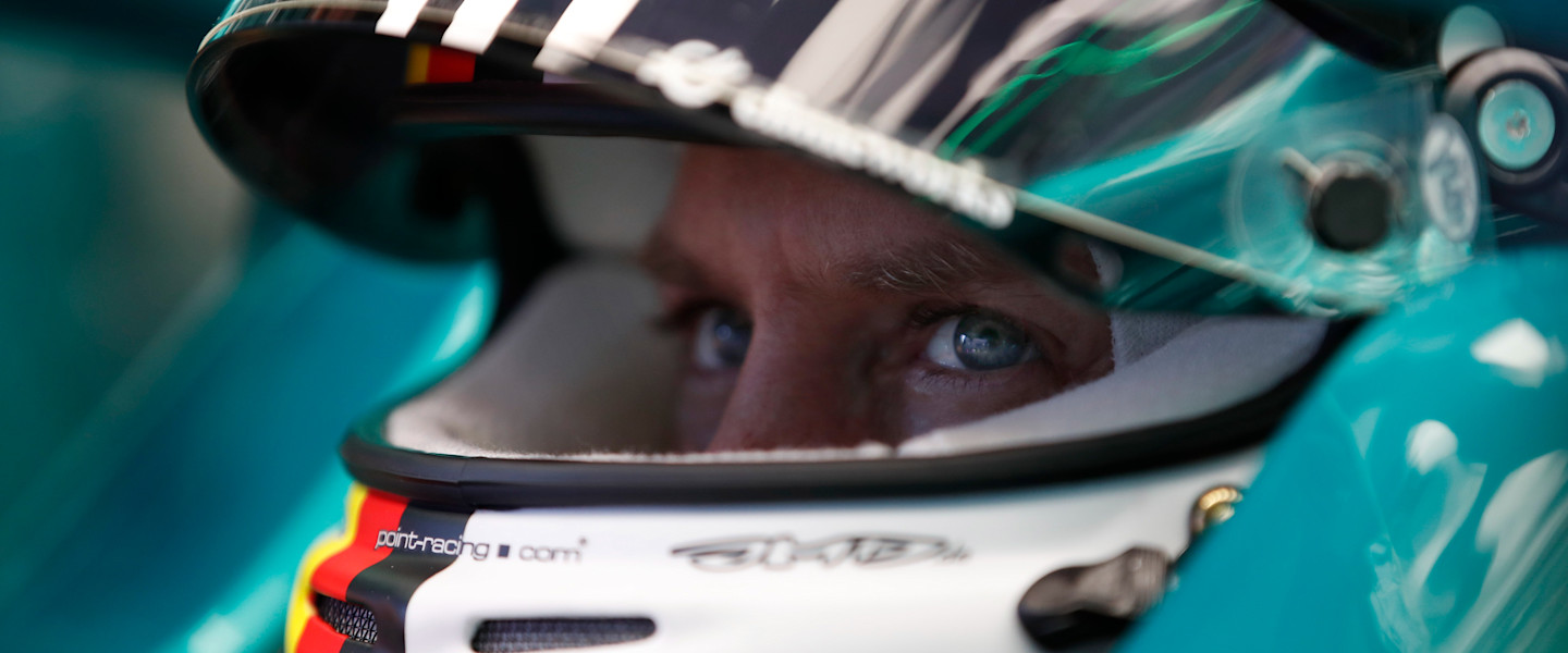 Sebastian prepares to head out in the AMR22