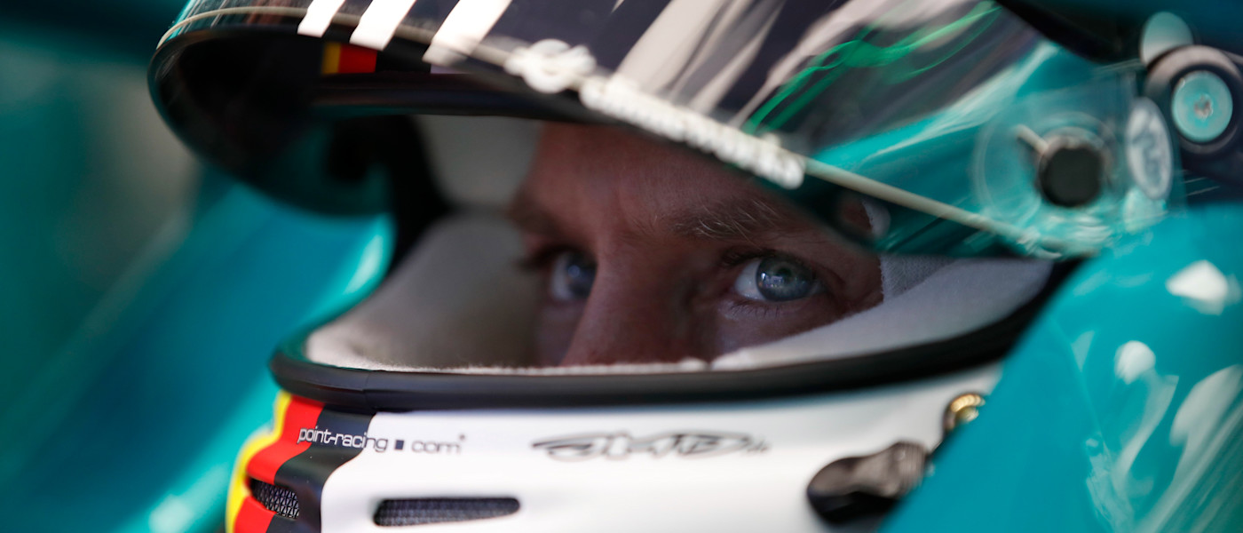 Sebastian prepares to head out in the AMR22