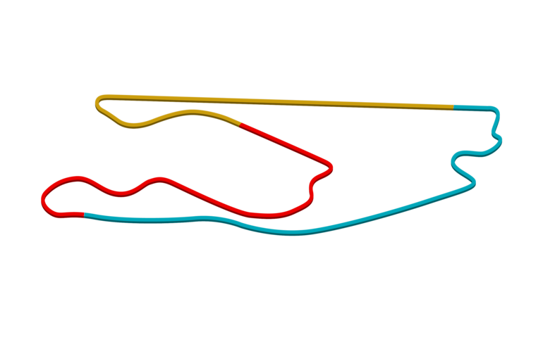2023 Miami Grand Prix track map sectors