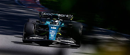 Lance builds up places during the race during a long stint on Hard tyres