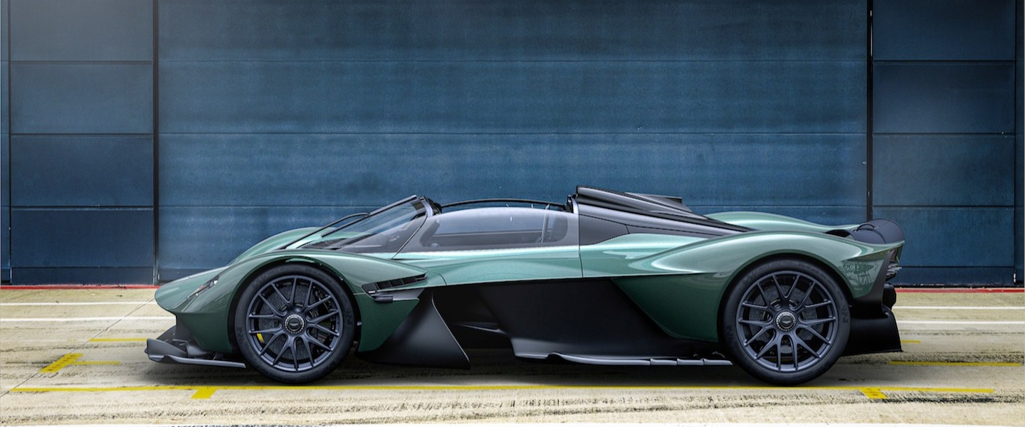 The sleek side profile of the Valkyrie Spider