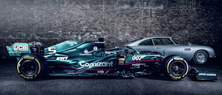 The AMR21 007 livery 