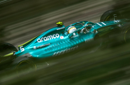 Sebastian explores the Imola circuit and refines the AMR22 ahead of qualifying