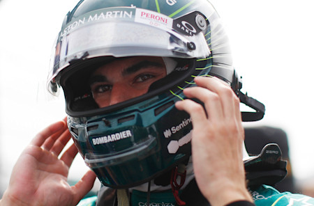 Lance was ready to fight for points from 10th on the grid.