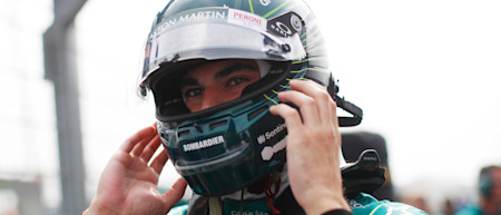 Lance was ready to fight for points from 10th on the grid.