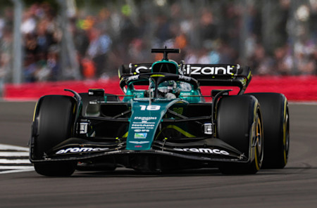 Lance raced on the Medium tyres early in the race, picking up positions as others pitted or retired