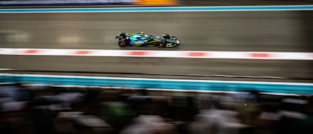 Sebastian was held up by traffic in both Q1 and Q2, but still made it through into Q3.
