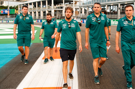 Sebastian and the team explore the Miami circuit for the first time