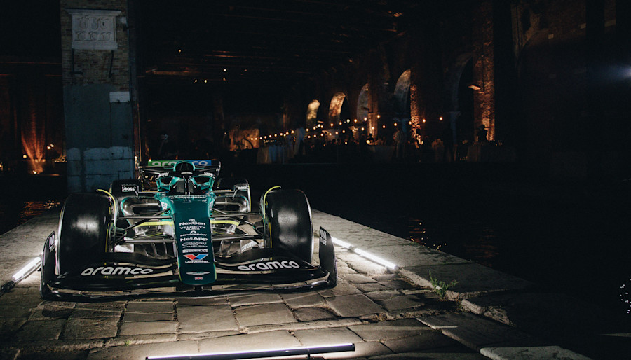An icon returns: Lance and Fernando unveil Aston Martin Vanquish ...