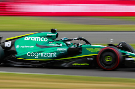 Lance got plenty of useful running in the dry in FP2