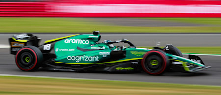 Lance got plenty of useful running in the dry in FP2