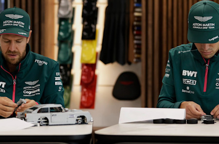 Lance vs Seb: The duo take on the challenge of building the LEGO DB5