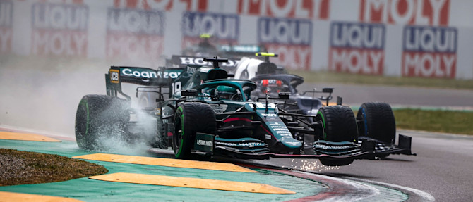 Lance battled to points in a tricky Emilia Romagna Grand Prix