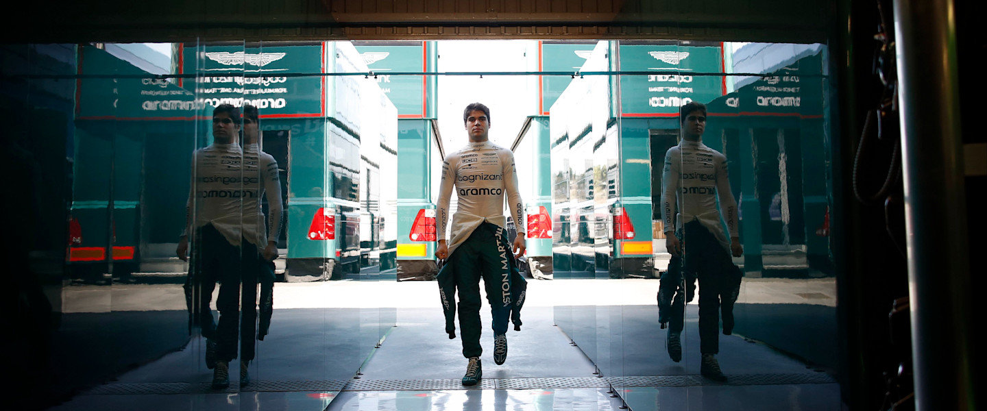 Lance Stroll, 2022 Barcelona testing