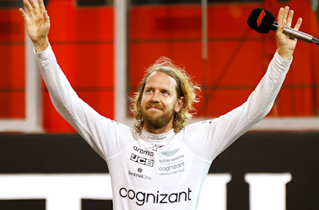 As Formula One said 'Danke Seb', Sebastian showed his appreciation with a wave and speech to adoring fans at the track and around the world.