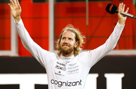 As Formula One said 'Danke Seb', Sebastian showed his appreciation with a wave and speech to adoring fans at the track and around the world.
