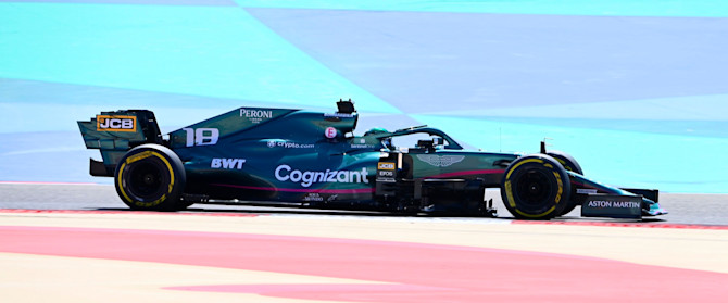 Lance on track and testing the AMR21