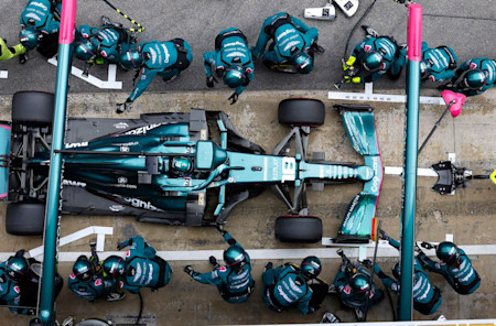Bird's eye view: a pitstop in Barcelona