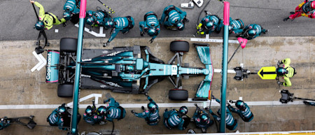 Bird's eye view: a pitstop in Barcelona