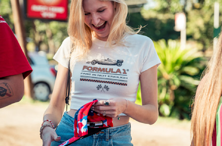 "A passion for F1 is something me and my dad share. I started watching when I was three with him, and that was kind of like our Saturday morning, Sunday morning thing that we would do. He'd make us breakfast and we'd watch the race together because I was always up before my mum and my sister."