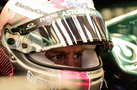 Sebastian focuses ahead of qualifying for the Russian Grand Prix