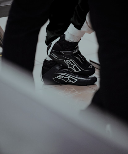 Sebastian Vettel's Alpinestar boots