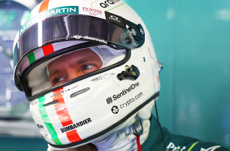 Sebastian raced with a special helmet this weekend, commemorating his first F1 win and 100 years of racing at Monza.