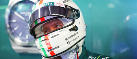 Sebastian raced with a special helmet this weekend, commemorating his first F1 win and 100 years of racing at Monza.