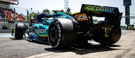 Our development journey continued as the AMR22 took to the track for FP1